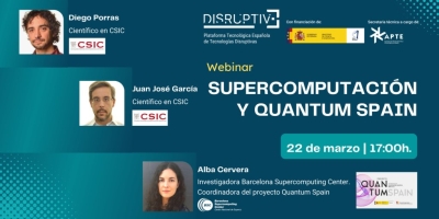 Webinar &quot;Supercomputación y Quantum Spain&quot; el próximo 22 de marzo